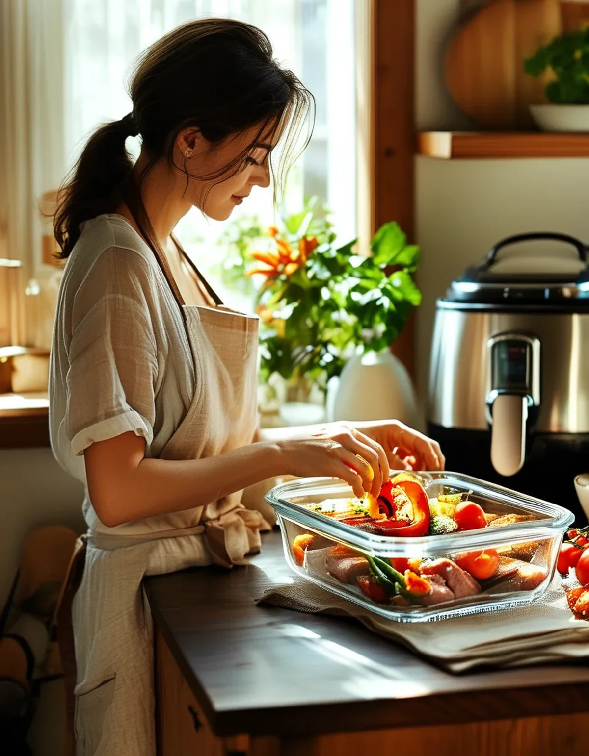 Air Fryer Batch Cooking: A Week of Lunches in Under an Hour
